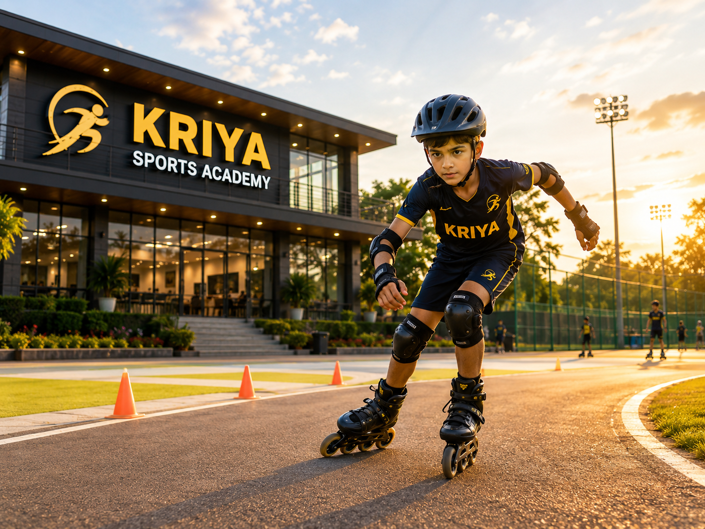 Skating training at Kriya Sports Academy